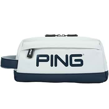 PING ボストンバックとラウンドポーチ PING ピン GB-F2506 ゴールドラインポーチ ゴルフ ラウンド